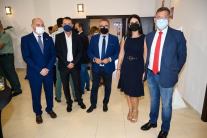 Noemí Cruz, Antonio Martínez, José Luis Sánchez Teruel, Pedro Manuel de la Cruz y Juan Carlos Pérez Navas.