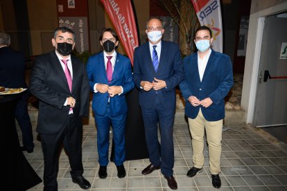 Rafael Burgos, Vicente García, David Bonillo y Agustín Cánovas