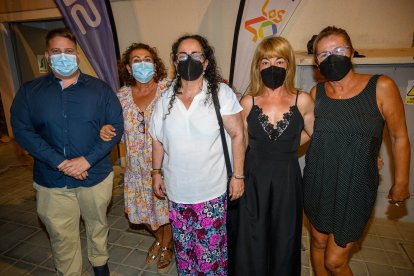 María José Fenoy, Carmen García, Carmen Núñez, María Abad y Antonio Moreno