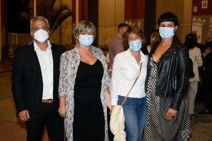 Luz Rubio, Carmen Zamora, Loli Jiménez y Antonio Morilla