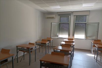 Las instalaciones cuentan con nuevas aulas.