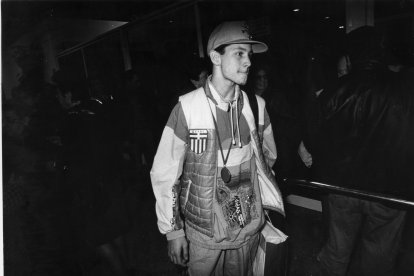 Llegando con la plata a Almería.