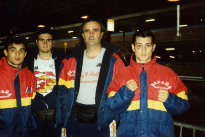 Con la Selección Española.