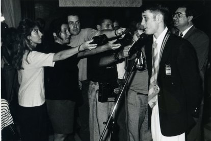 Una estrella del boxeo.