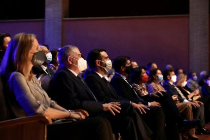 Asistentes a la entrega de premios.