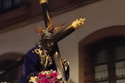 El Señor de Salud y Pasión, en la calle Gerona.