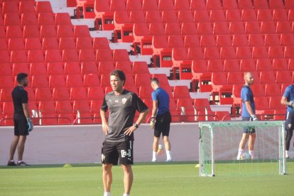 El entrenador catalán del Almería.