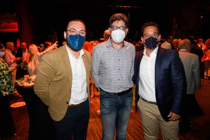 Jesús Capel, gerente de Argenta Seeds, Manuel Martínez, responsable comercial de Gautier Semillas, y Diego Bravo, responsable comercial de Hort Seed.