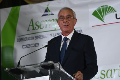 El presidente de Asempal, durante su intervención.