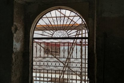 Puerta de entrada original del Hospital Provincial durante los siglos XVI y XVII