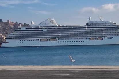 El buque, procedente Tánger (Marruecos), ha arribado esta madrugada a la dársena almeriense.