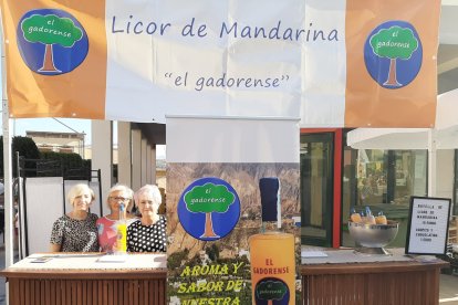 Licor de mandarina, presente en la celebación.