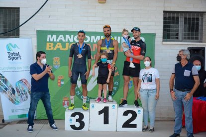 Nico Mercader en lo más alto del podio.