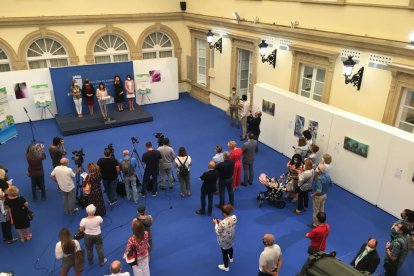 Vista general del Patio de Luces del Palacio Provincial.