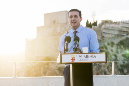 El presidente de la Diputación de Almería, Javier Aureliano García.