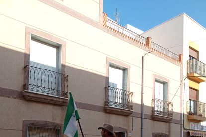 Desfile en Tabernas dentro del Almería Western Film Festival.