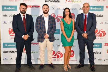Photocall durante la celebración de los Premios AJE.
