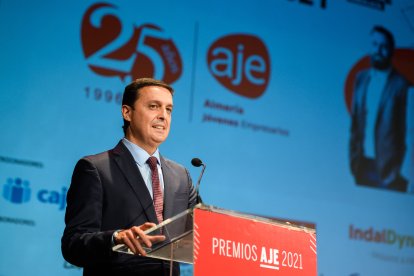 El presidente de la Diputación, Javier A. García.