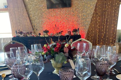 La mesa de los invitados.