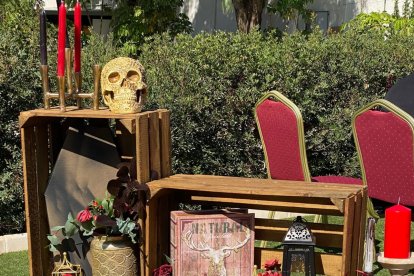 Decoración de la boda.