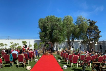 Decoración de la boda.