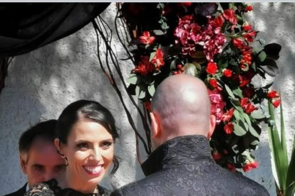 La pareja, Aarón y Laly.