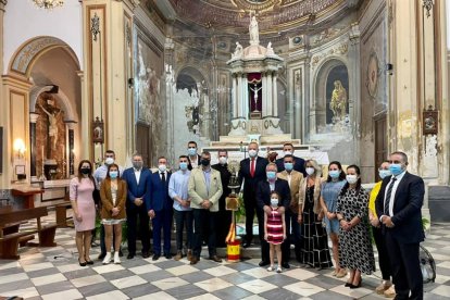 Solemne misa en honor a la Virgen del Pilar, patrona de la Guardia Civil, en Cuevas del Almanzora.