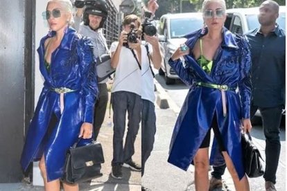 Lady Gaga, con unos zapatos de la almeriense Patricia Rosales.