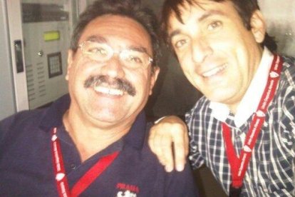 Roberto Puente, el hombre de la técnica, siempre dispuesto a ayudar.