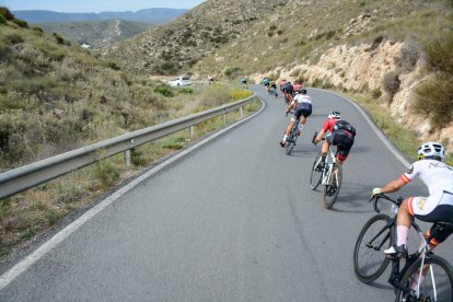 Descenso espectacular para los deportistas.