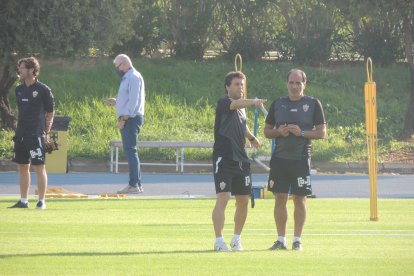 Rubi con su segundo.