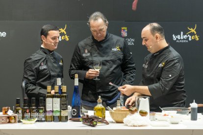 Javier A. García, Bertín Osborne y José Berenguer.