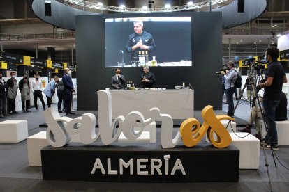 Stand de Sabores Almería en el que se ha desarrollado