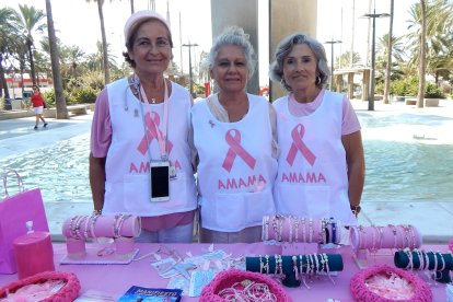Socias de la Asociación de Mujeres Mastectomizadas de Almería (AMAMA)