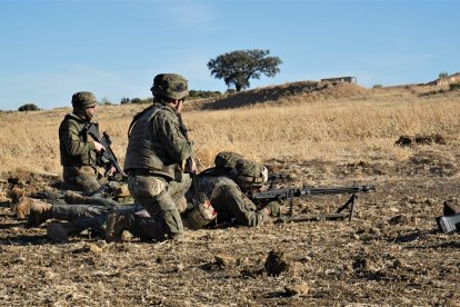 Ejercicios de tiro con MG4