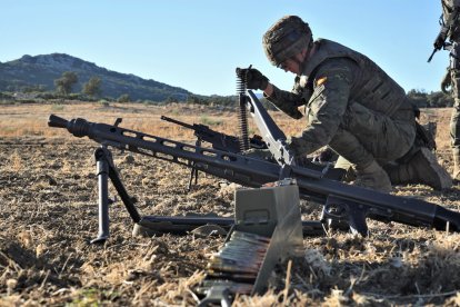 Preparación del ejercicio de tiro