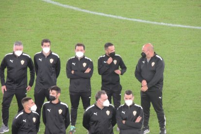Los entrenadores de la cantera.