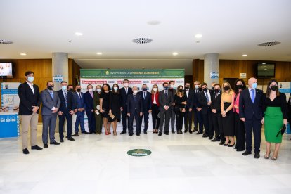 Gabriel Amat, Juanjo Salvador, Maribel Sánchez Torregrosa, Francisco Góngora, Pedro Manuel de la Cruz, Antonia Sánchez Villanueva, Juan Fernández, Fran García y autoridades .