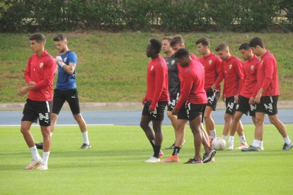 A por el primer entrenamiento.