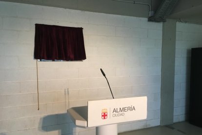 Una placa quedará en el Palacio como recuerdo al esfuerzo y trabajo de los sanitarios en esta pandemia.