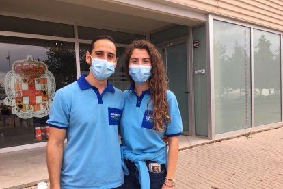 Alberto Sobrino y Teresa Delgado, enfermeros.