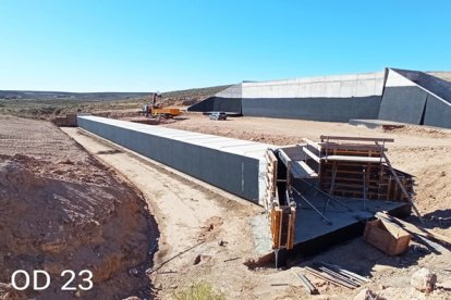 Níjar-Río Andarax. Obra de drenaje.