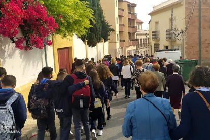 Dalías recibió a la Cruz de la JMJ.