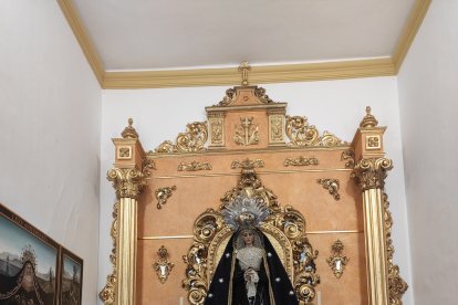 La Virgen del Consuelo, en su nueva ubicación.