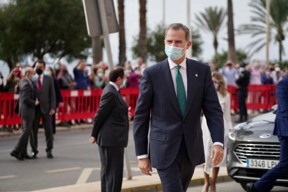 Llegada del Rey al Auditorio Maestro Padilla.