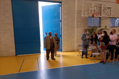 José y Dolores se llevaron la sorpresa al entrar al pabellón.