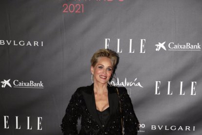 La actriz Sharon Stone.