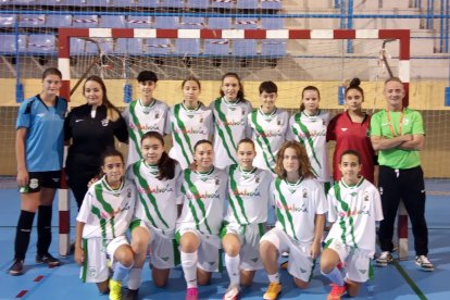 Las jugadoras que forman parte de la Selección Almeriense Sub 16 femenina.