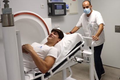 Preparado para iniciar el tratamiento.