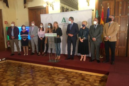 Intervención de la delegada del Gobierno, Maribel Sánchez.